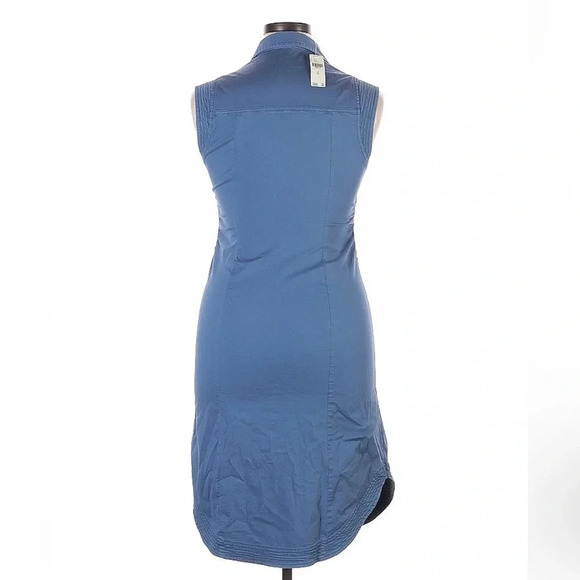 Anthropologie | Pilcro | Denim Collared Shirt Midi Dress Size 10 Medium M NWT - Picture 6 of 11